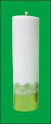 Sviečka olejová (4006) - biela