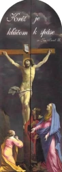 Triptych: Kríž je kľúčom k spáse - 28 cm
