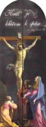 Triptych: Kríž je kľúčom k spáse - 40 cm