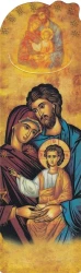 Záložka (SB09) Svätá rodina - ikona