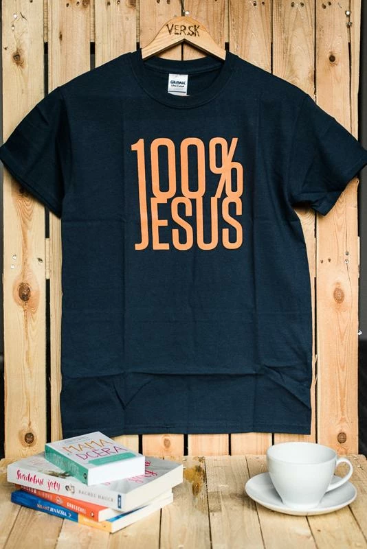 Tričko L 100% Jesus pánske