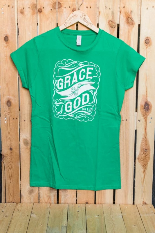 Tričko L Grace Of God Green dámske