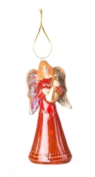 Anjel (FP14001-B) zvonček - červený
