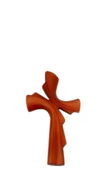 Kríž drev. mašľový (KDZ012) malý - bordový