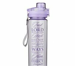 Fľaša Trust in the Lord - Lilac