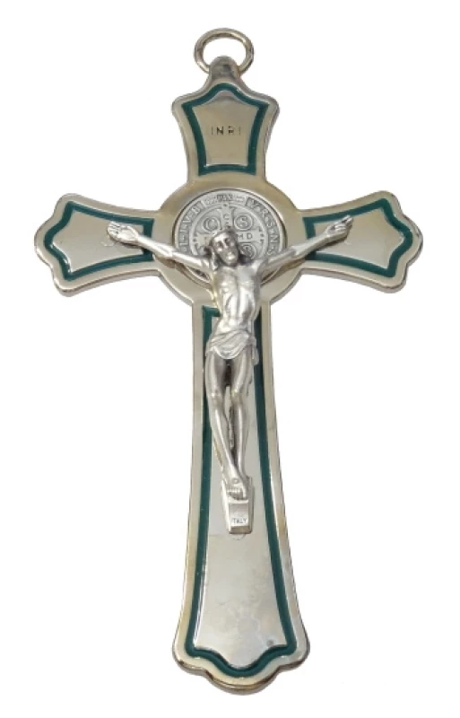 Kríž kov. (MODEP) Benediktínsky - zelený