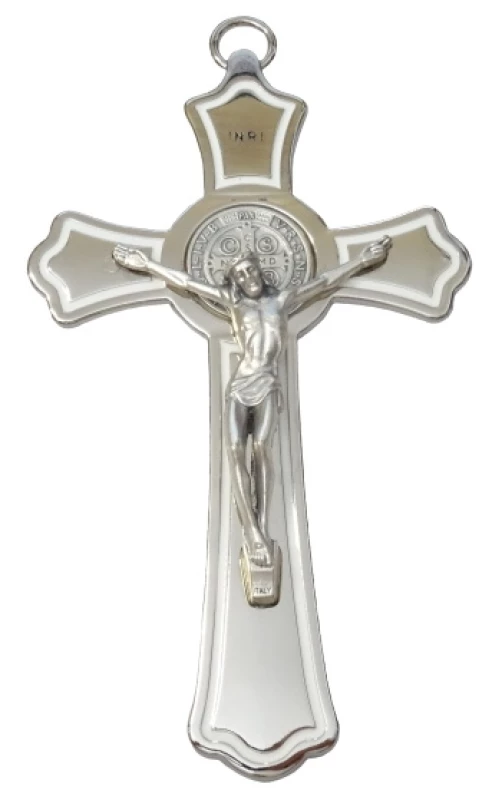 Kríž kov. (MODEP) Benediktínsky - biely