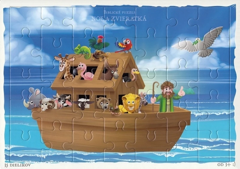 Puzzle 35 (Biblické puzzle) - Noe a zvieratká