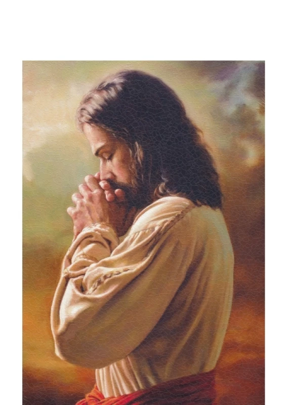 Obraz na dreve (ODZ056) - Modliaci sa Pán Ježiš