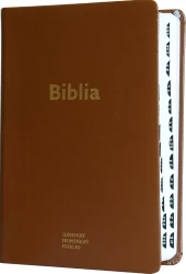 Biblia ekumenická 2018 / koža - hnedá