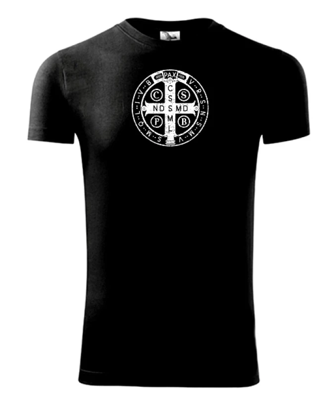 Tričko Benediktínske (XL) - čierne