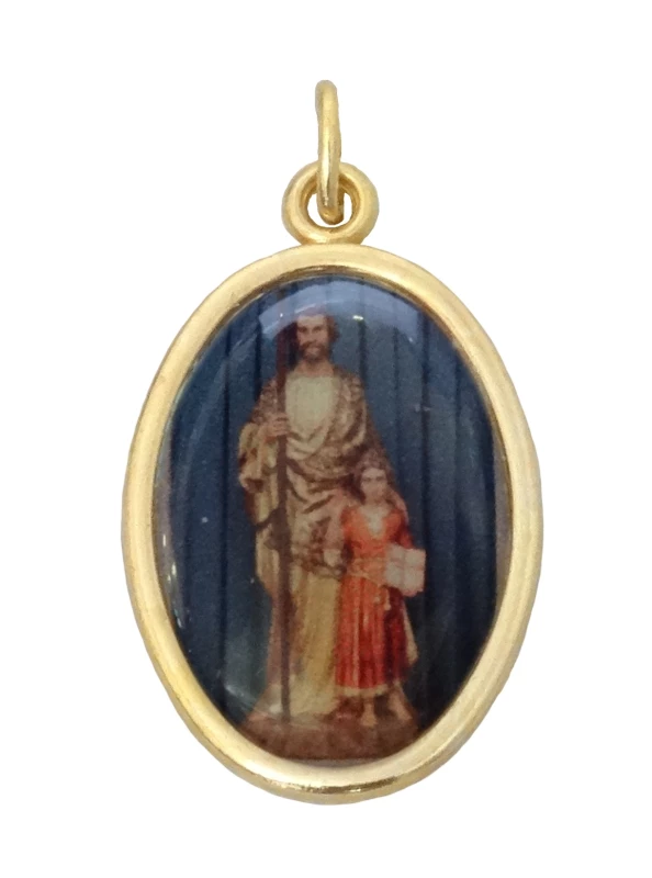 Medailón (MEZ001) zlatý - Sv. Jozef