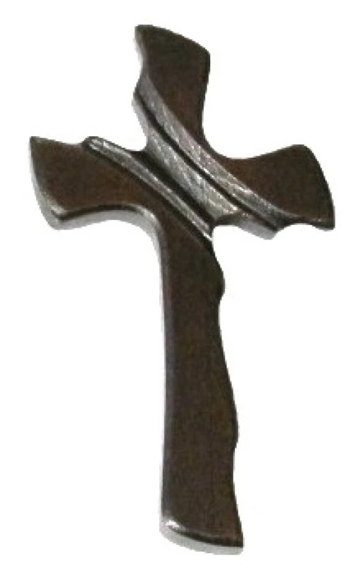 Kríž drev. mašľový bez korpusu veľký - tmavý