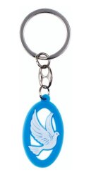 Kľúčenka gum. (KC019A) Holubica - modrá