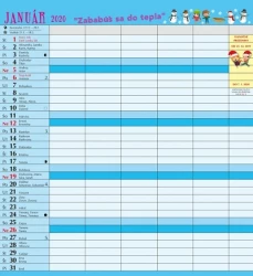 Rodinný kalendár 2020 (nástenný) / SG