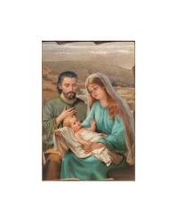 Obraz na dreve (141/11) - Svätá rodina (15x10)