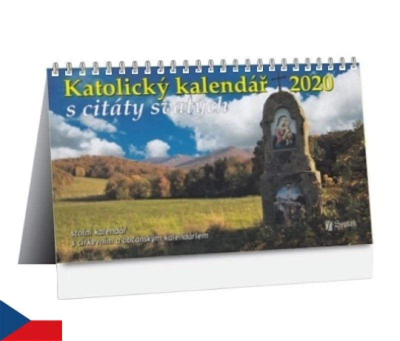 Katolícky kalendár 2020 (stolový) s citáty svatých