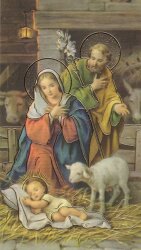 Obrázok vianočný bez textu (VALE 264) - Svätá rodina