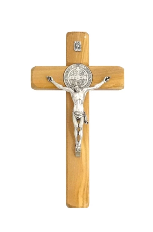 Kríž drev. (628/U) Benediktínsky - bledý