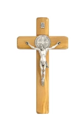 Kríž drev. (628/U) Benediktínsky - bledý