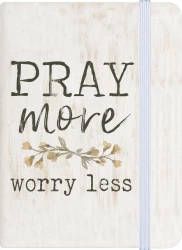 Zápisník Pray more worry less 656200967676