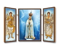 Triptych drev. (N57) - Fatima