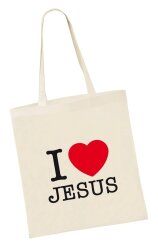 Taška bavlnená - I love JESUS