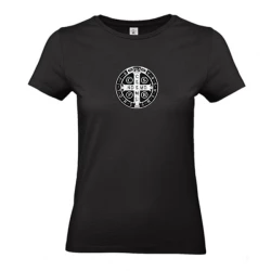 Tričko dámske Benediktínske (L) - čierne