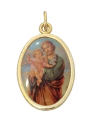 Medailón (MEZ001) zlatý - sv. Jozef