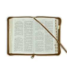 Svätá biblia / Roháčkov preklad, so zipsom, s indexami, hnedá