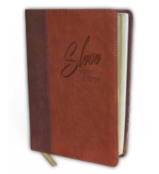 Biblia ekumenická, edícia SLOVO, dvojfarebná, hnedá