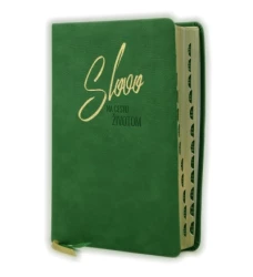 Biblia ekumenická, edícia SLOVO, s indexami, zelená, bez DT