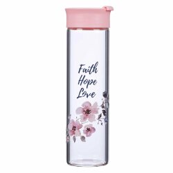 Fľaša Faith Hope Love
