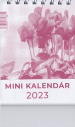 Mini kalendár 2023 (stolový) pracovný / Goodwind - červený