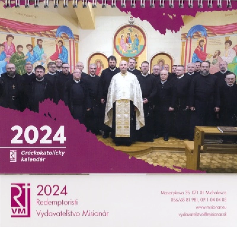 Gréckokatolícky kalendár 2024 (stolový) / Misionár