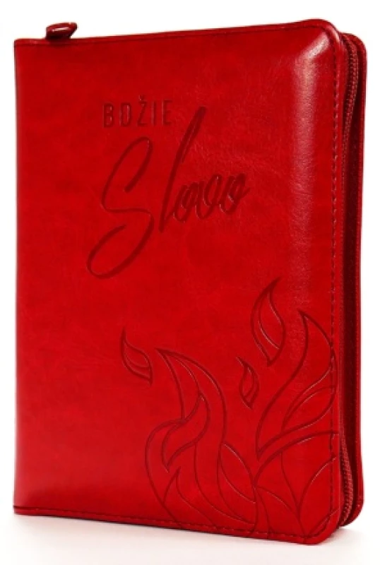 Biblia ekumenická s DT, vreckový formát, červená so zipsom, 2023