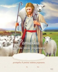 Pamiatka na 1. sväté prijímanie (ZPM07) Dobrý pastier