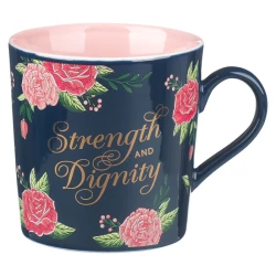 Hrnček Strength and Dignity Pink Roses